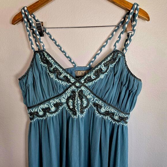 Size 14 – Vintage Grecian Style Gown by The Look Luxe by Randolph Duke - Picture 2 of 5